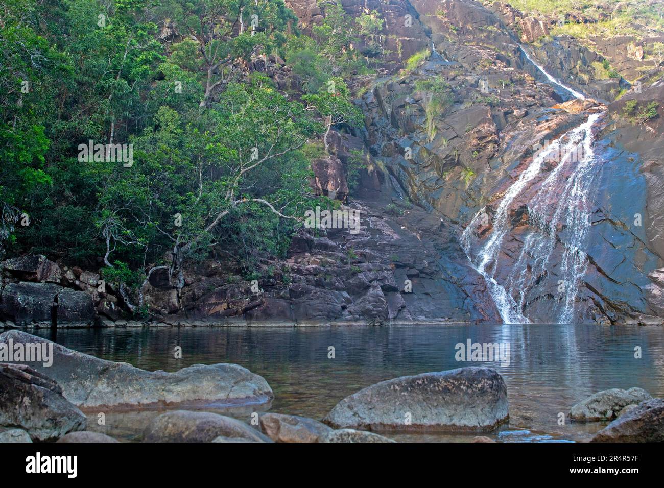 Zoe Falls, Hinchinbrook Island Stockfoto