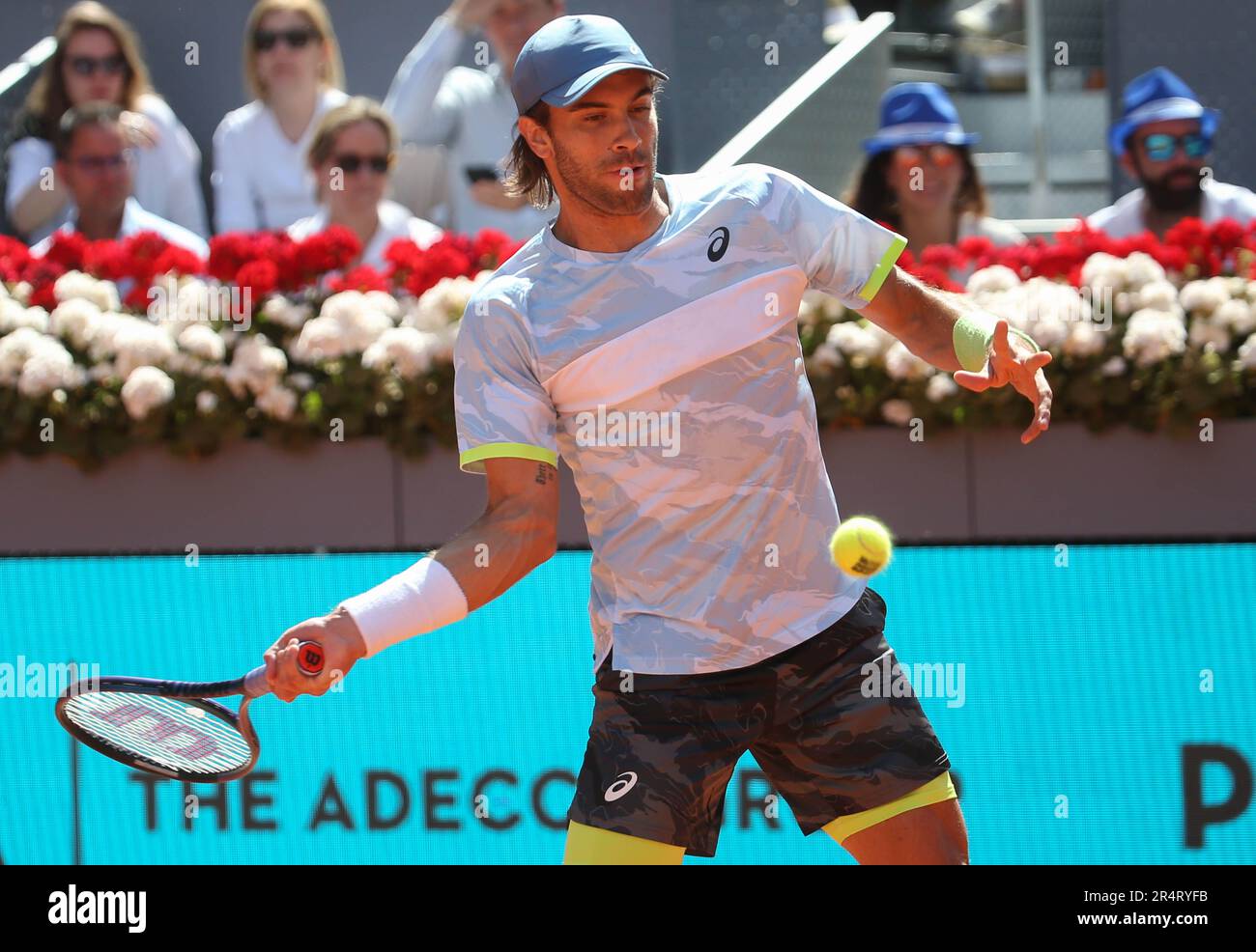 Borna Coric von Kroatien während der Mutua Madrid Open 2023, ATP Masters 1000 Tennis Turnier am 4. Mai 2023 bei Caja Magica in Madrid, Spanien - Photo Laurent Lairys / DPPI Stockfoto