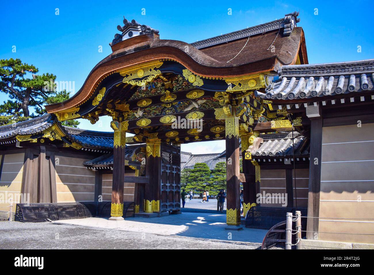 Kyoto, Japan - April 2nd 2019; Nijo-jo Burg Stockfoto