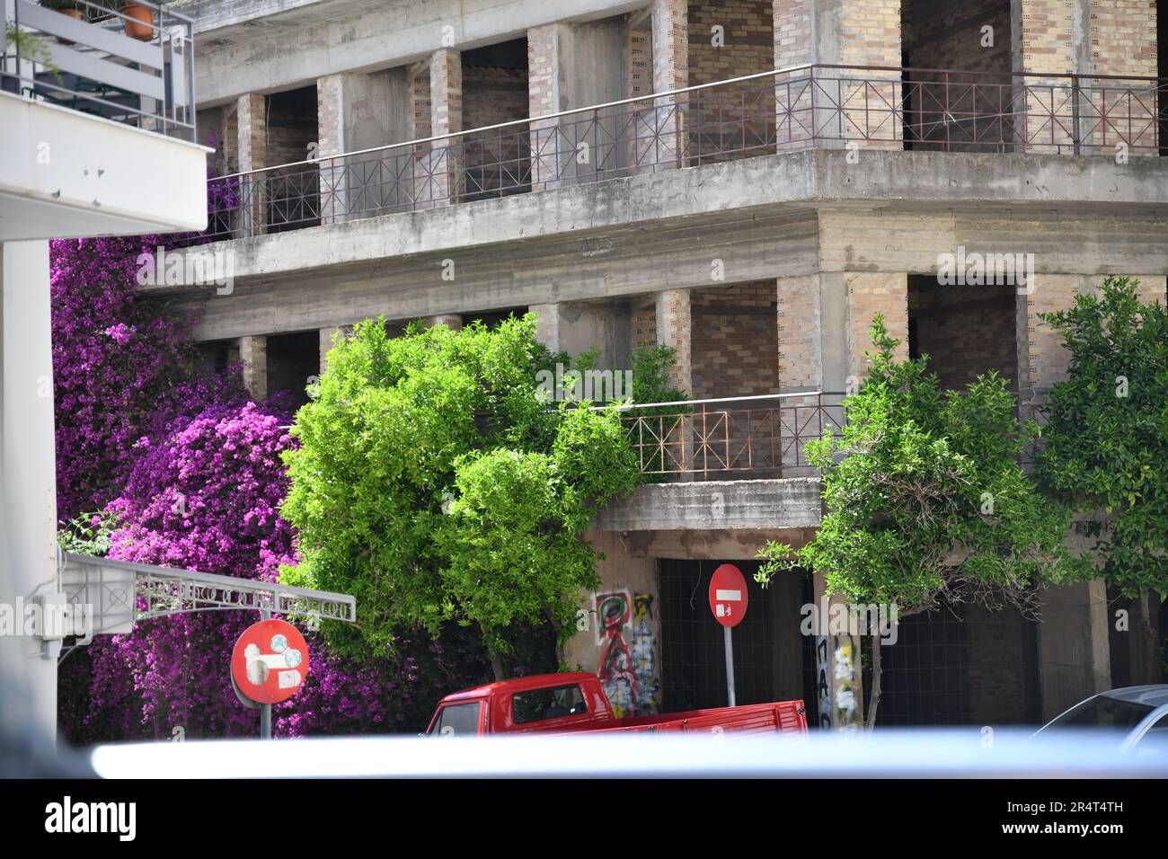 Ein Tag in Pyrgos Griechenland Stockfoto