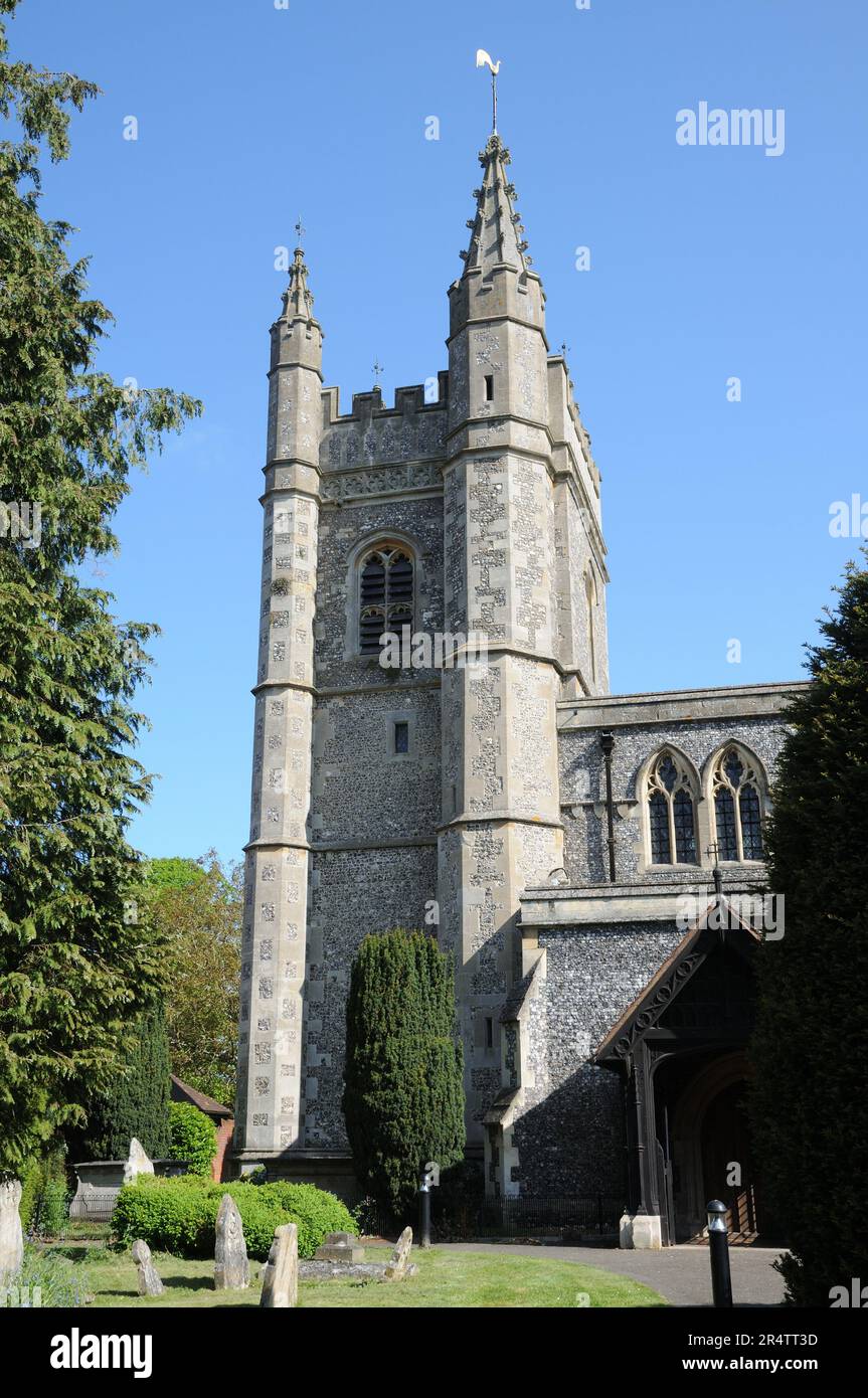 St. Mary und Allerheiligen, Beaconsfield, Buckinghamshire Stockfoto