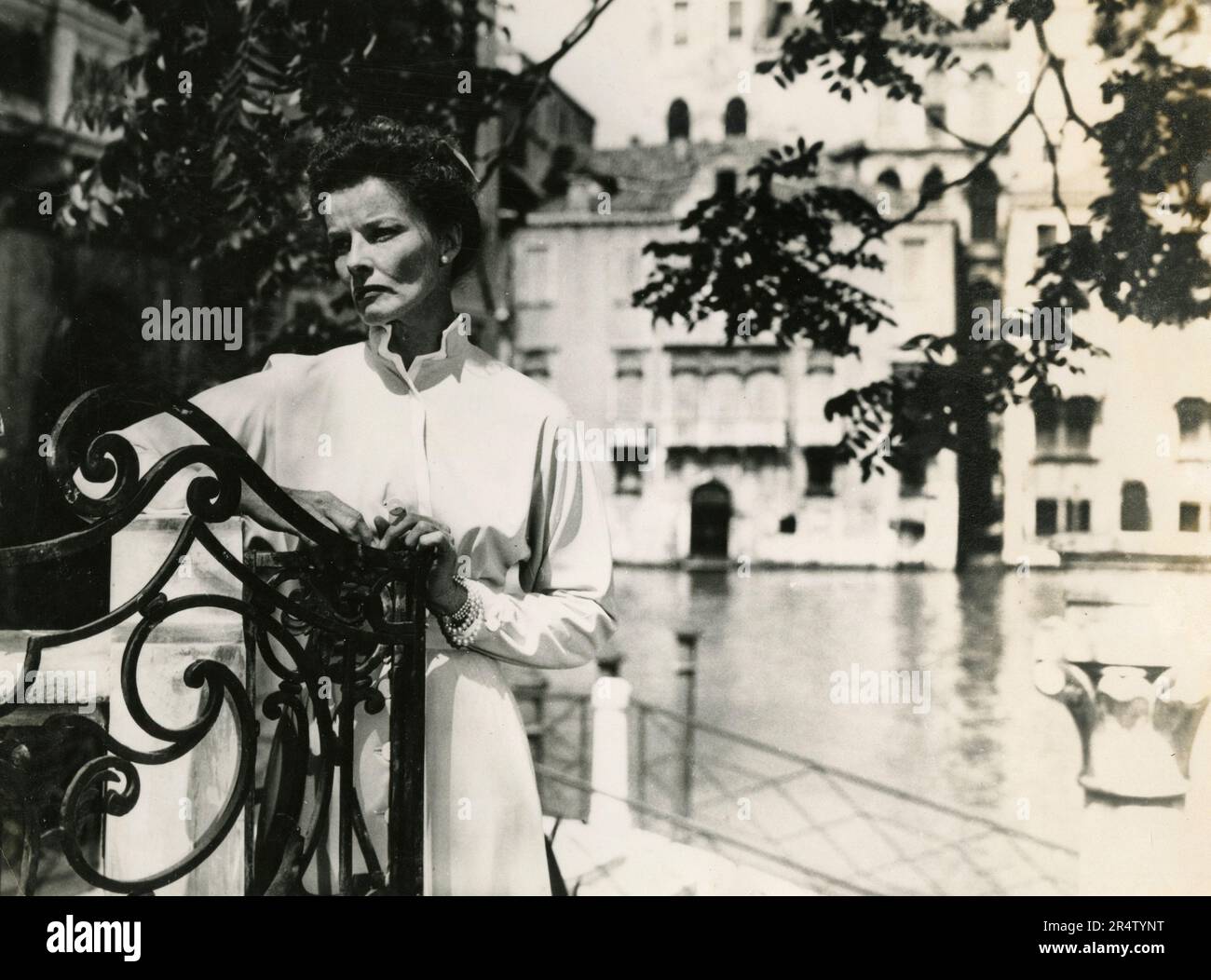 Amerikanische Schauspielerin Katharine Hepburn im Film Summertime, USA 1955 Stockfoto