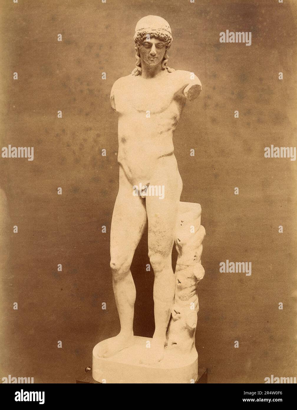 Statue des griechischen gottes Apollo, Nationalmuseum, Rom, Italien 1900er Stockfoto