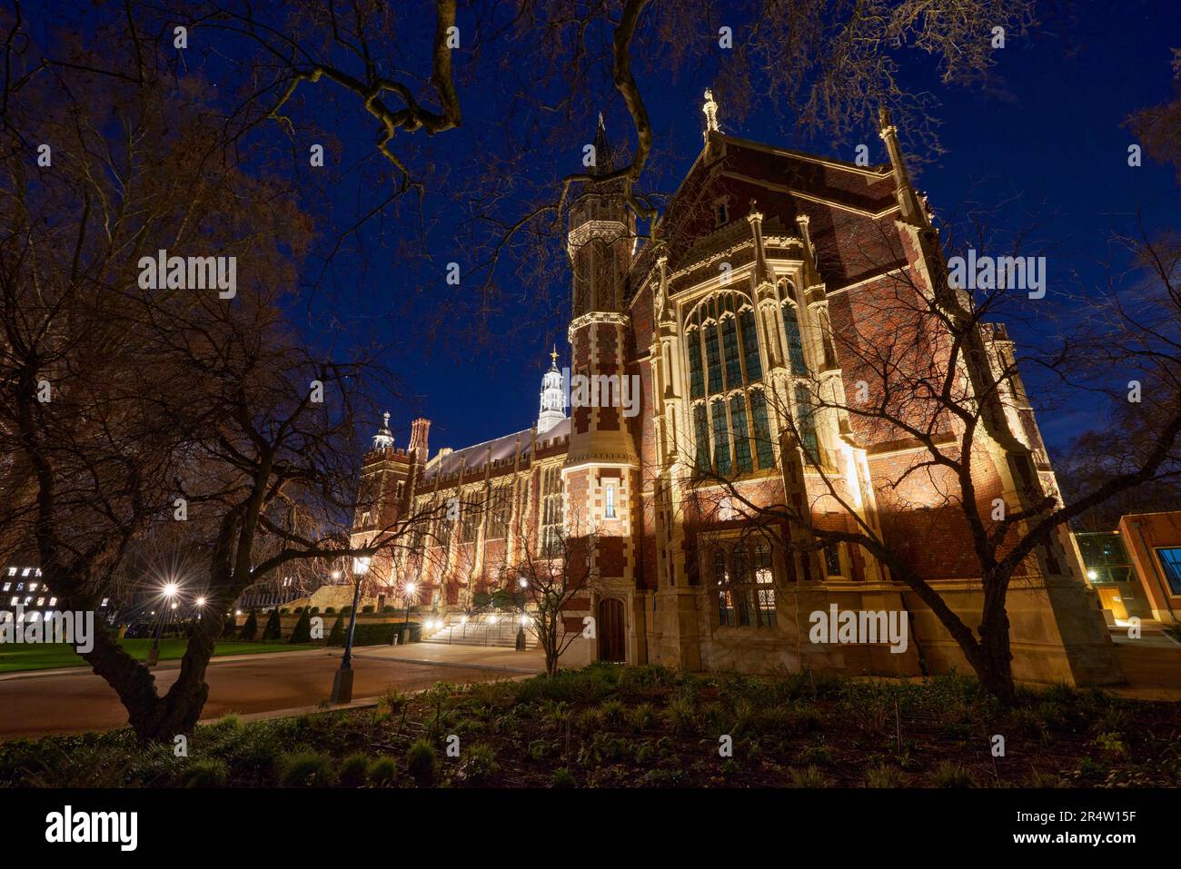 Blick auf Lincoln's Inn Great Hall at Dusk Stockfoto Blick auf Lincoln's Inn Great Hall at Dusk Stockfoto