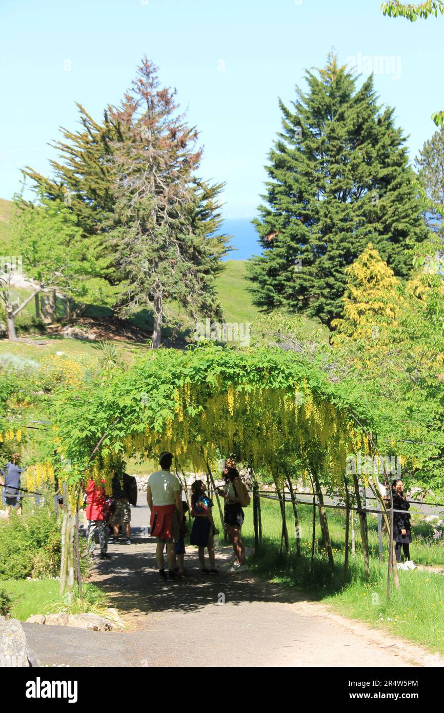 Happy Valley in Llandudno Stockfoto
