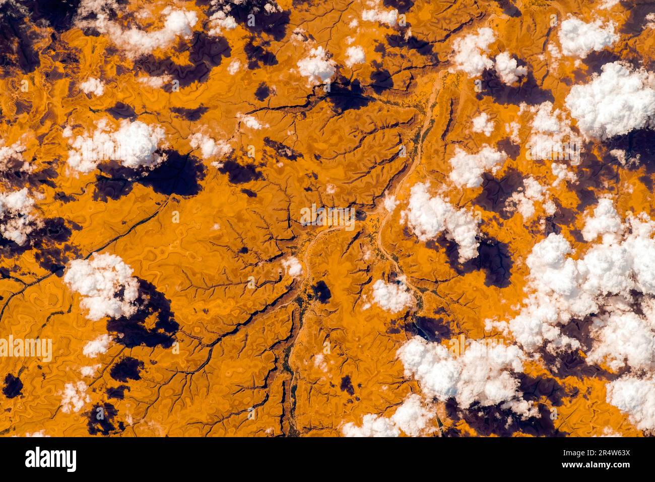 Afrika Jemen Dubai Iran. https://www.nasa.gov/multimedia/guidelines/index.html Stockfoto