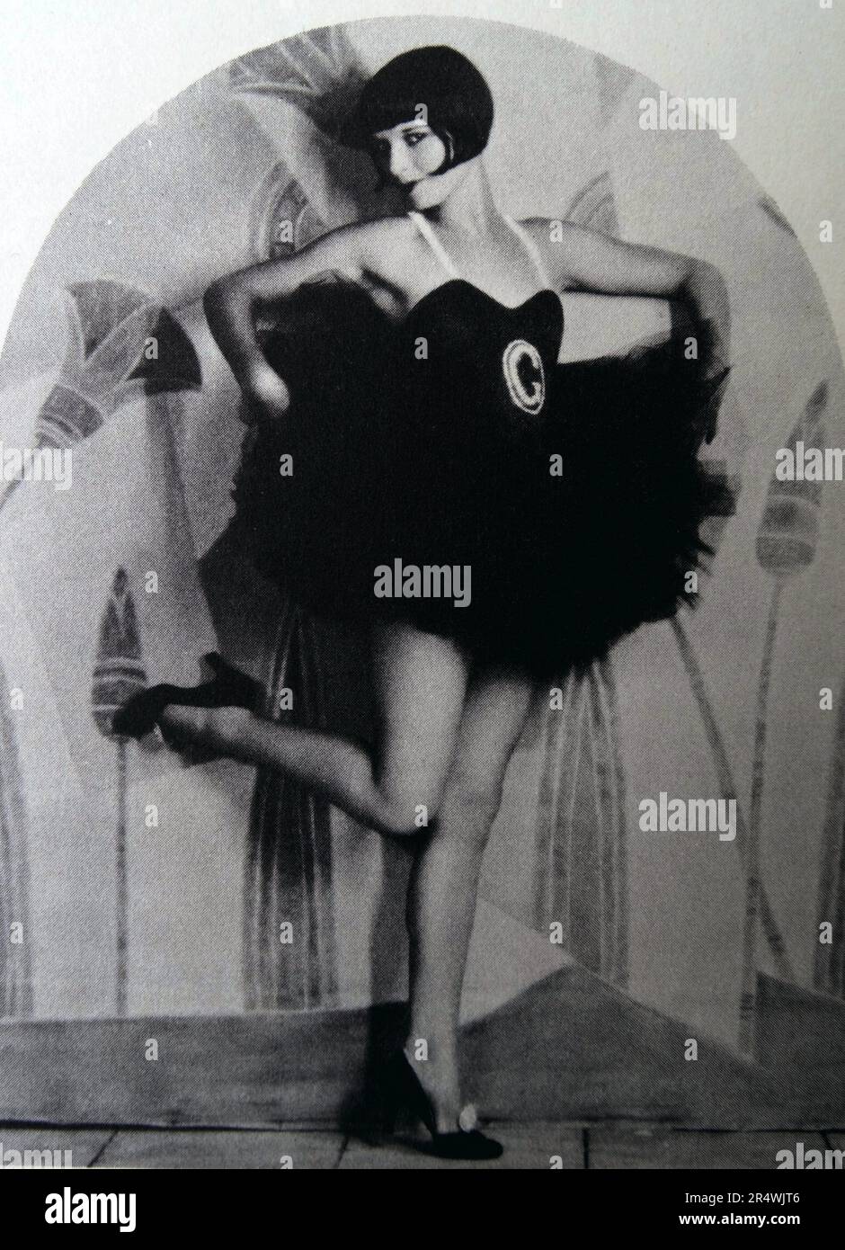 Louise Brooks (1906-1985) war eine US-amerikanische Tänzerin und Schauspielerin. Stockfoto