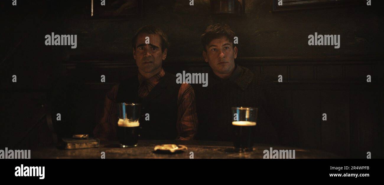 The Banshees of Inisherin Jahr : 2022 Irland Vereinigtes Königreich USA Direktor : Martin McDonagh Colin Farrell, Barry Keoghan Stockfoto