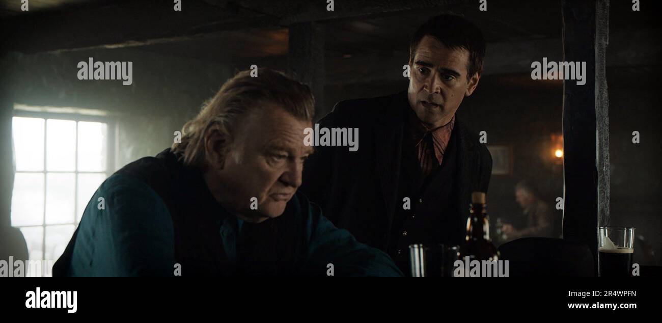 The Banshees of Inisherin Jahr : 2022 Irland Vereinigtes Königreich USA Direktor : Martin McDonagh Brendan Gleeson, Colin Farrell Stockfoto