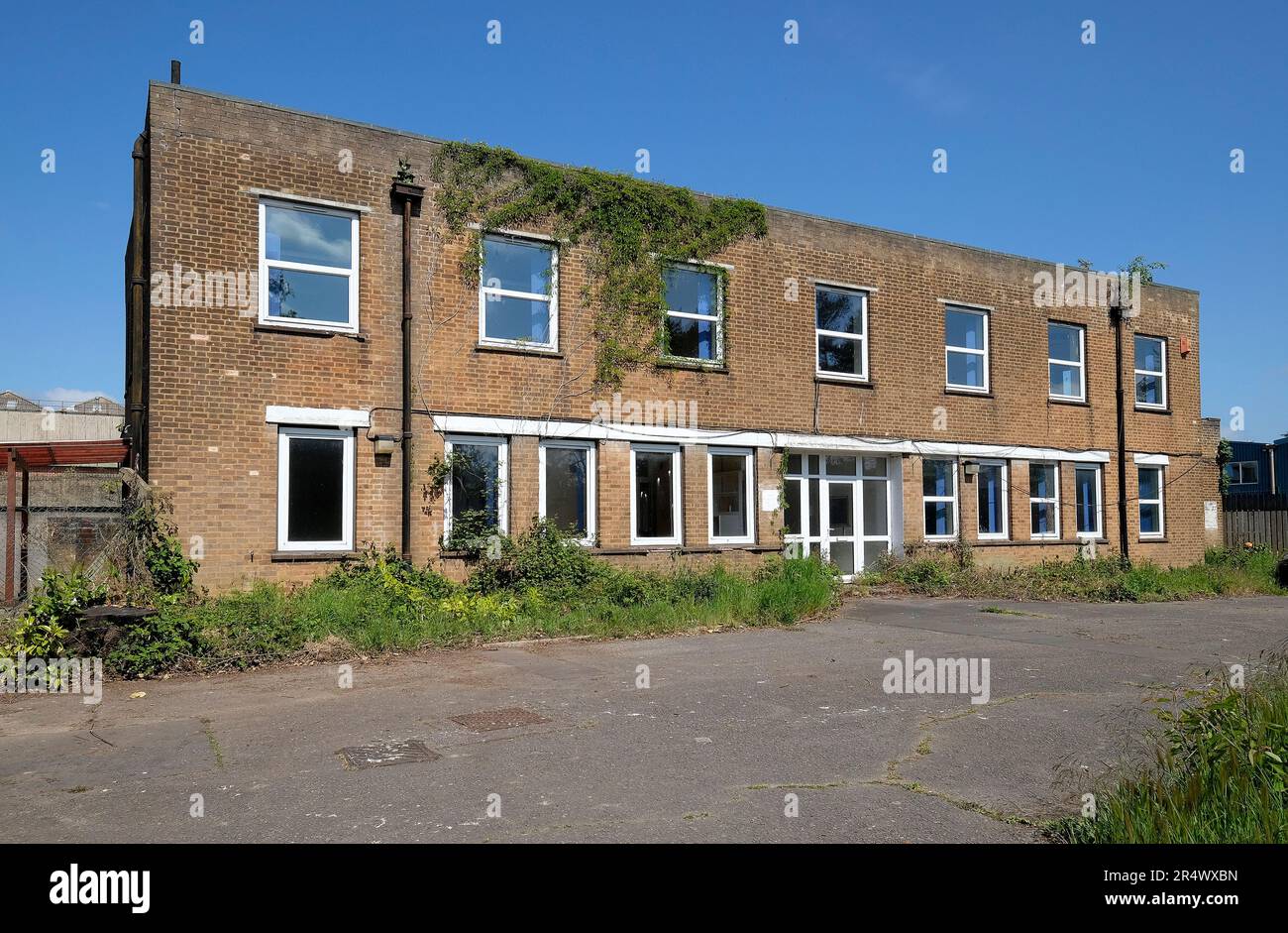 Ungenutztes Gewerbegebiet in norwich, norfolk, england Stockfoto