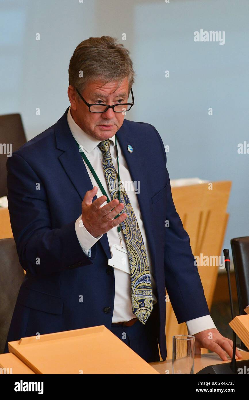 Edinburgh Scotland, Vereinigtes Königreich, 30. Mai 2023. Keith Brown MSP-Mitglieder Business on Protecting Devolution und das schottische Parlament im schottischen Parlament. Live-Nachrichten von sst/alamy Stockfoto