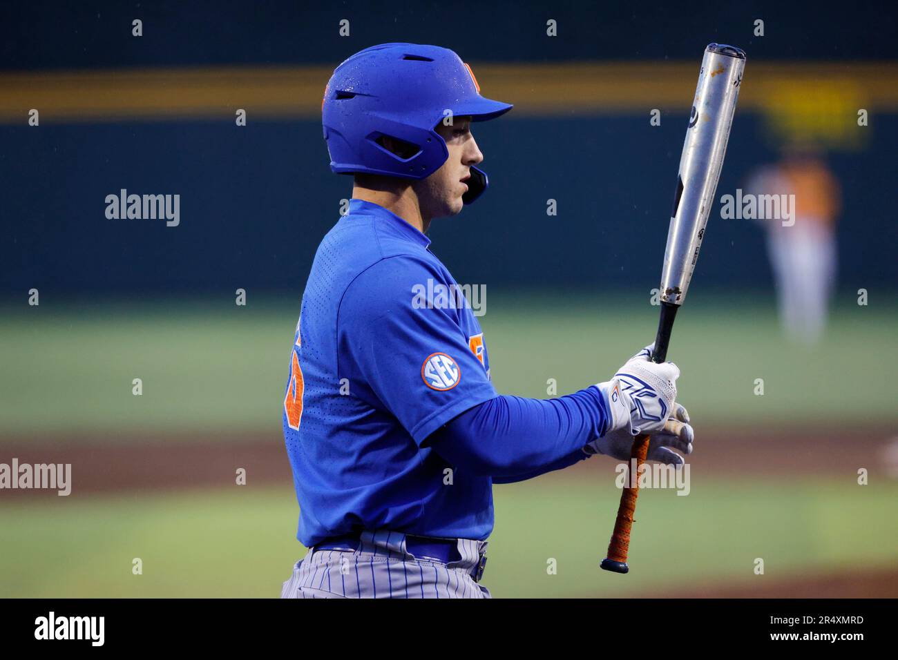 Florida Gators left fielder Wyatt Langford (36) at bat against the