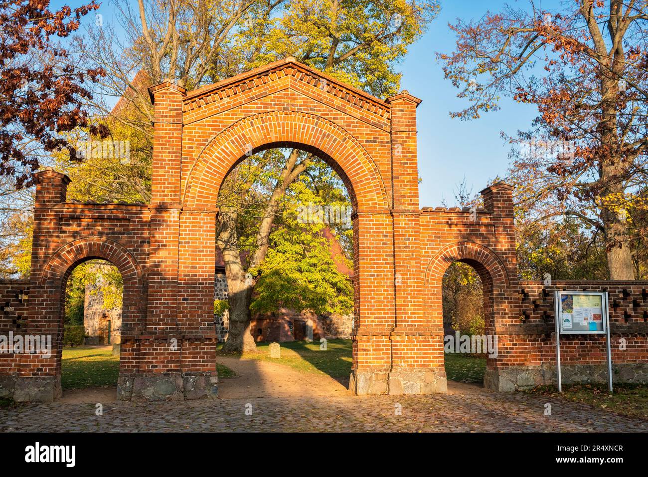 Dorfkirche Radensleben, Neuruppin, Brandenburg, Deutschland Stockfoto