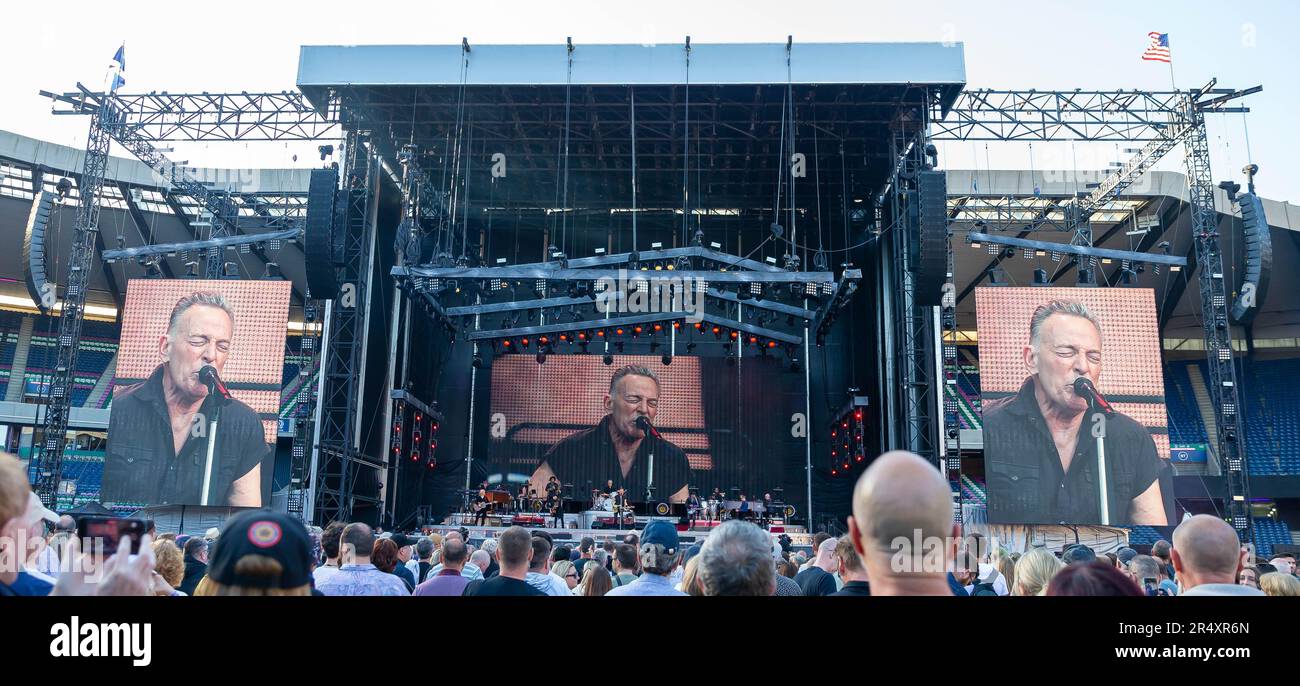 Edinburgh, Schottland. 30. Mai 2023 Bruce Springsteen und die E Street Band spielen Murrayfield Stadium auf der ersten britischen Show seiner aktuellen World Tour. Kredit: Tim J. Gray/Alamy Live News Stockfoto