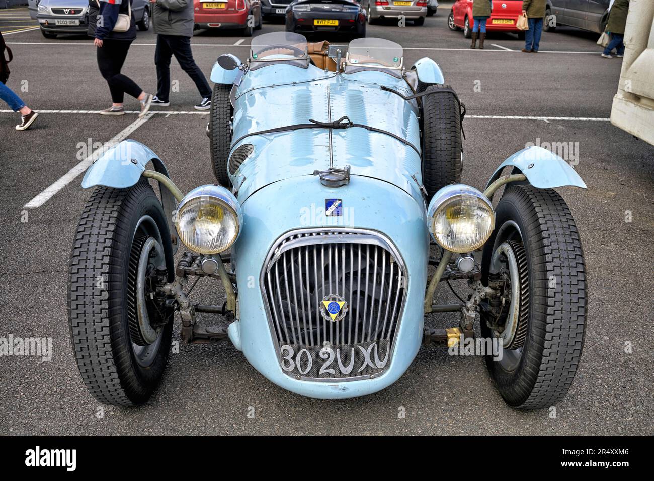 Talbot Lago 1939. Oldtimer. 2023 VSCC Pomeroy Trophy Classic Cars Silverstone Circuit England Großbritannien Stockfoto