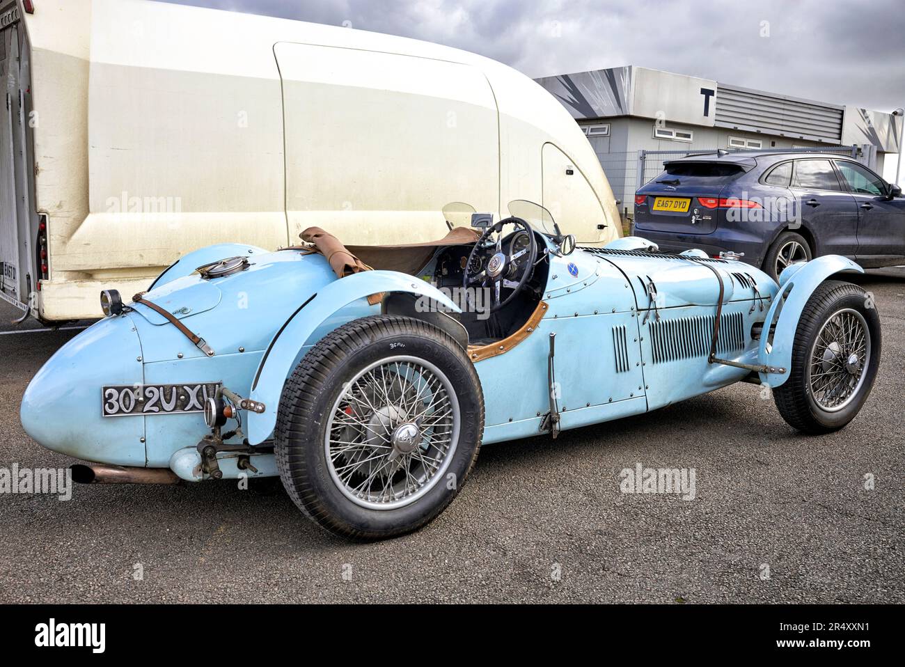 Talbot Lago 1939. Oldtimer. 2023 VSCC Pomeroy Trophy Classic Cars Silverstone Circuit England Großbritannien Stockfoto