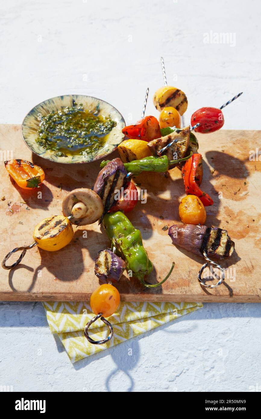 Kebabs aus dem Nahen Osten Stockfoto