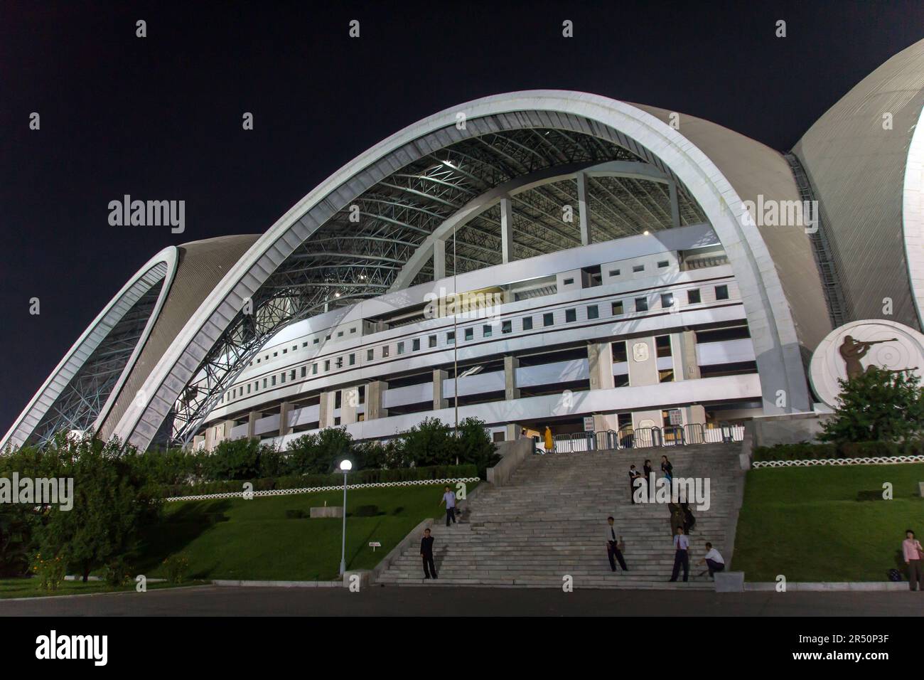 Rungrado 1. vom Mai Stadium, Pyongyang, Nordkorea Stockfoto