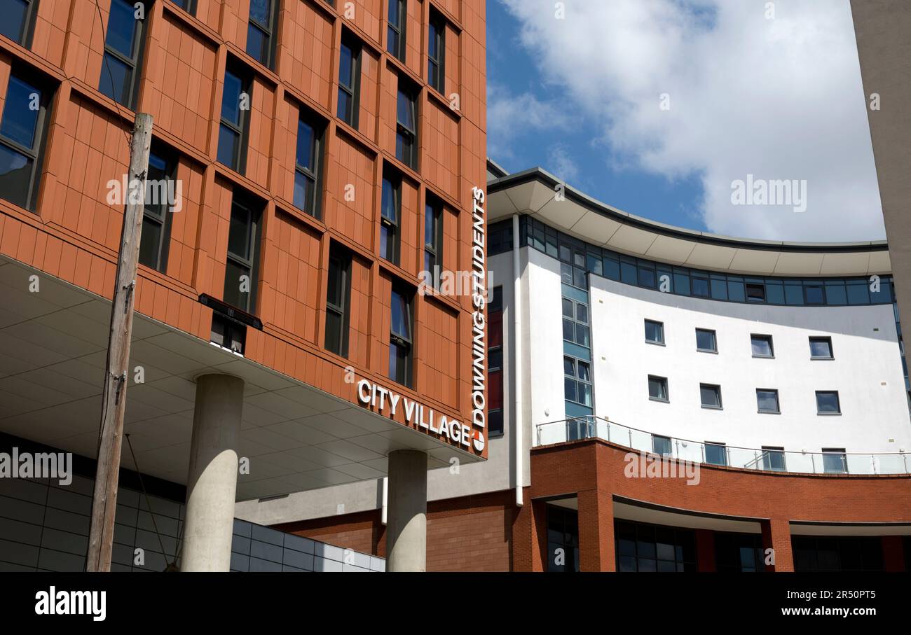 Studentenunterkunft im City Village, Coventry, West Midlands, England, Großbritannien Stockfoto