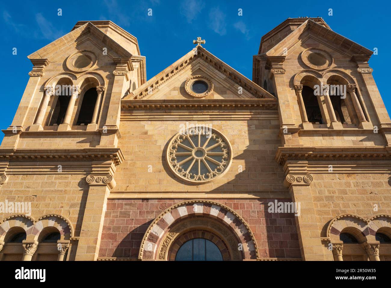 Die Basilika Frances von Assisi, Santa Fe, New Mexico Stockfoto