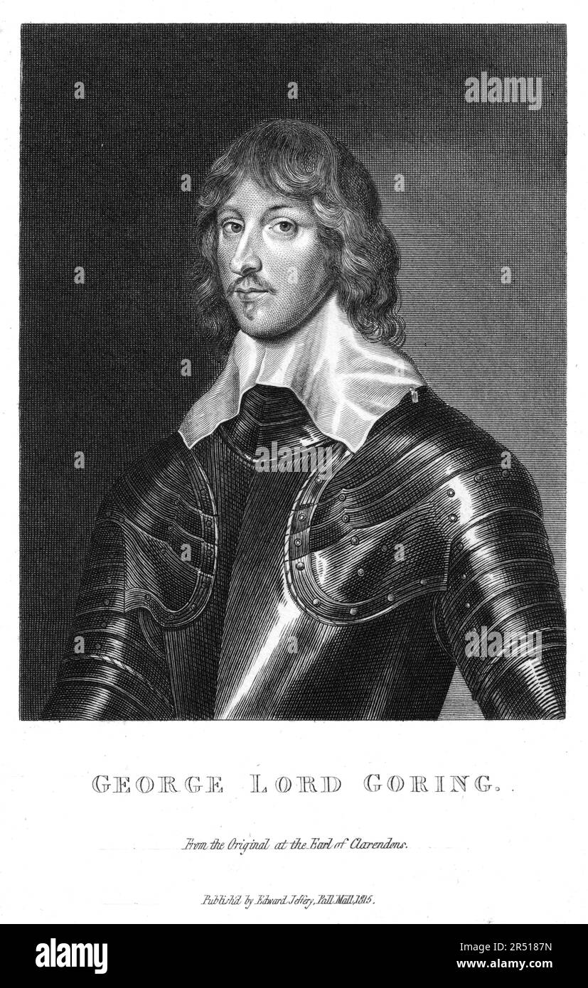 George Lord Goring, Earl of Norwich (1583?-1663) von einem unbekannten Stecher Stockfoto