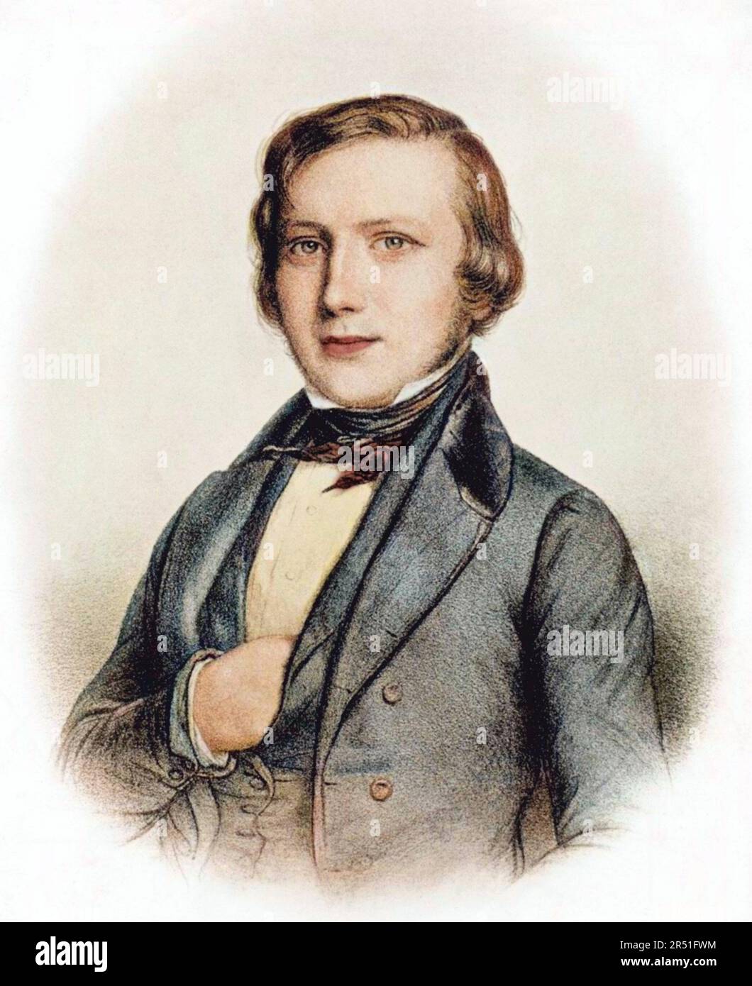Porträt von Charles Forbes, Graf von Montalembert (1810-1870), französischer Journalist und Politiker Stockfoto