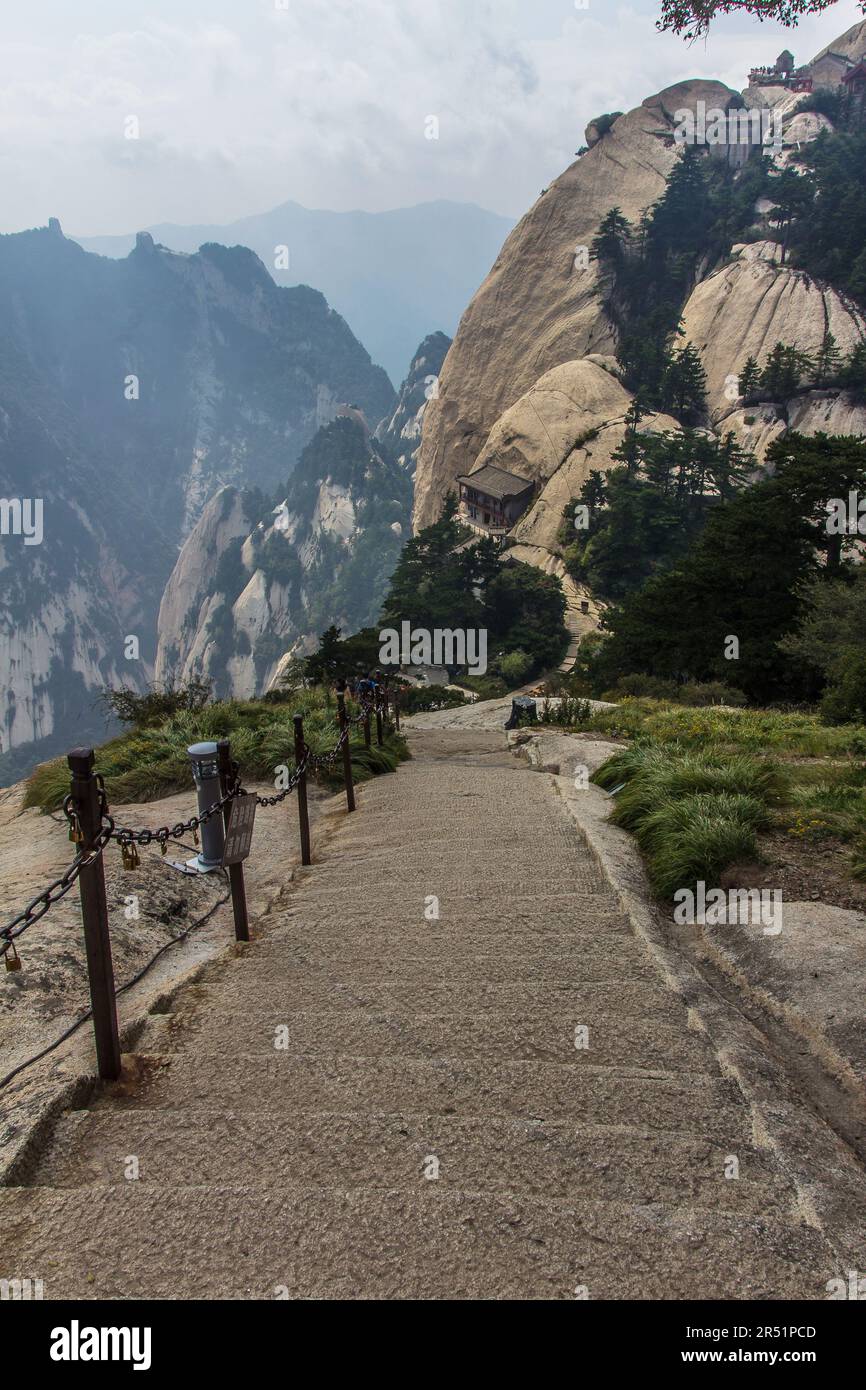 Heiliger Berg von Huashan, China Stockfoto