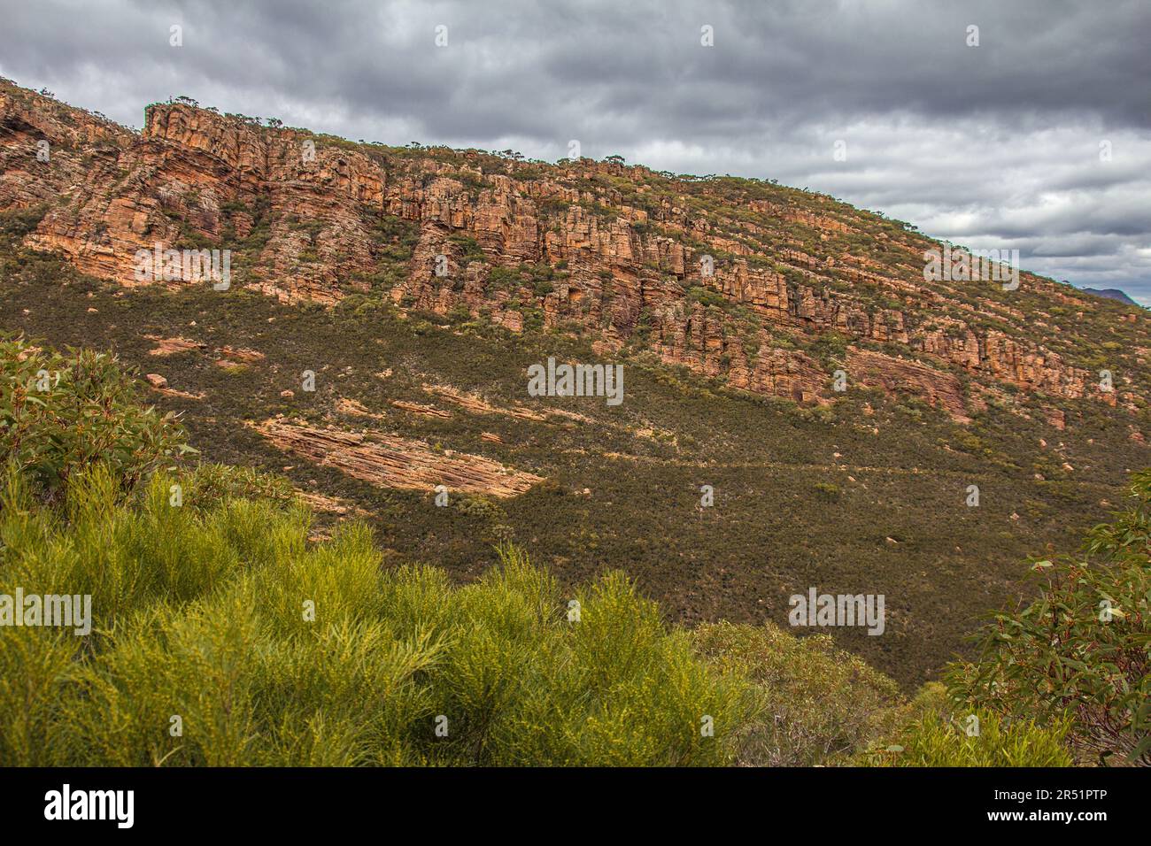 Landschaften der Flinders Range in Australien Stockfoto