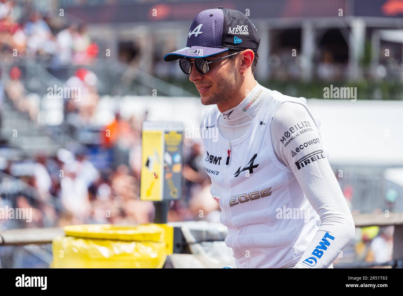 Monte-Carlo, Monaco, Circuit de Monaco, 28. Mai 2023: Esteban Ocon, während des Formel-1-Grand Prix von Monaco Stockfoto