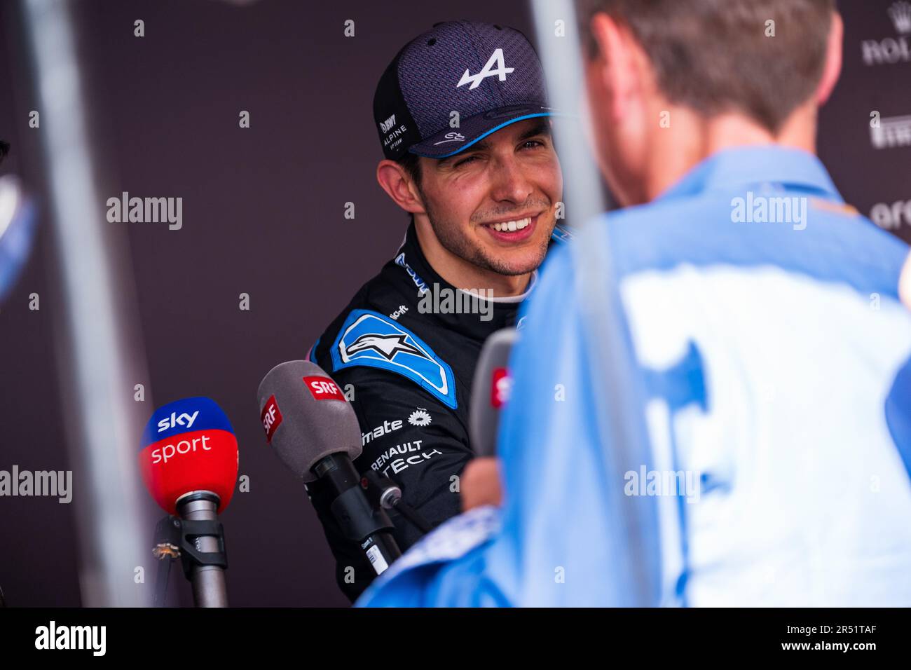 Monte-Carlo, Monaco, Circuit de Monaco, 27. Mai 2023: Esteban Ocon, Alpine F1-Fahrer, Während des Formel-1-Grand Prix von Monaco Stockfoto