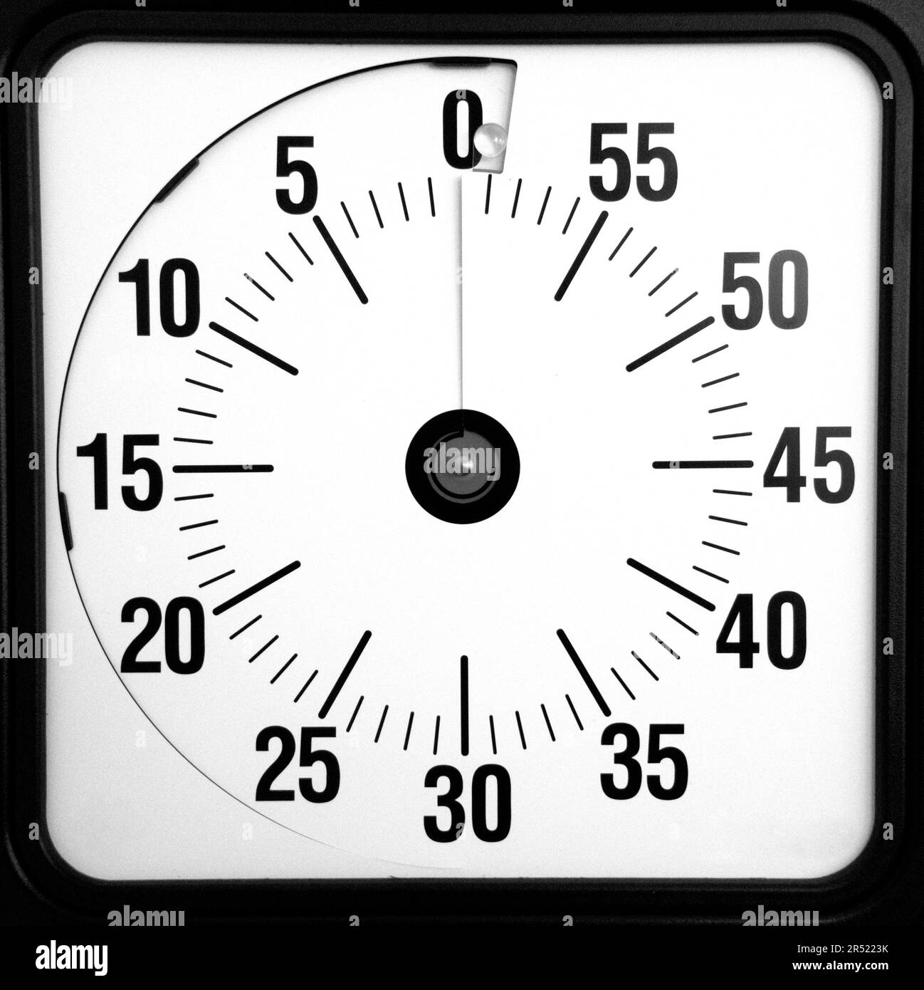 Countdown-Timer Geschäftszeitplan Meetings Konzept Stockfoto