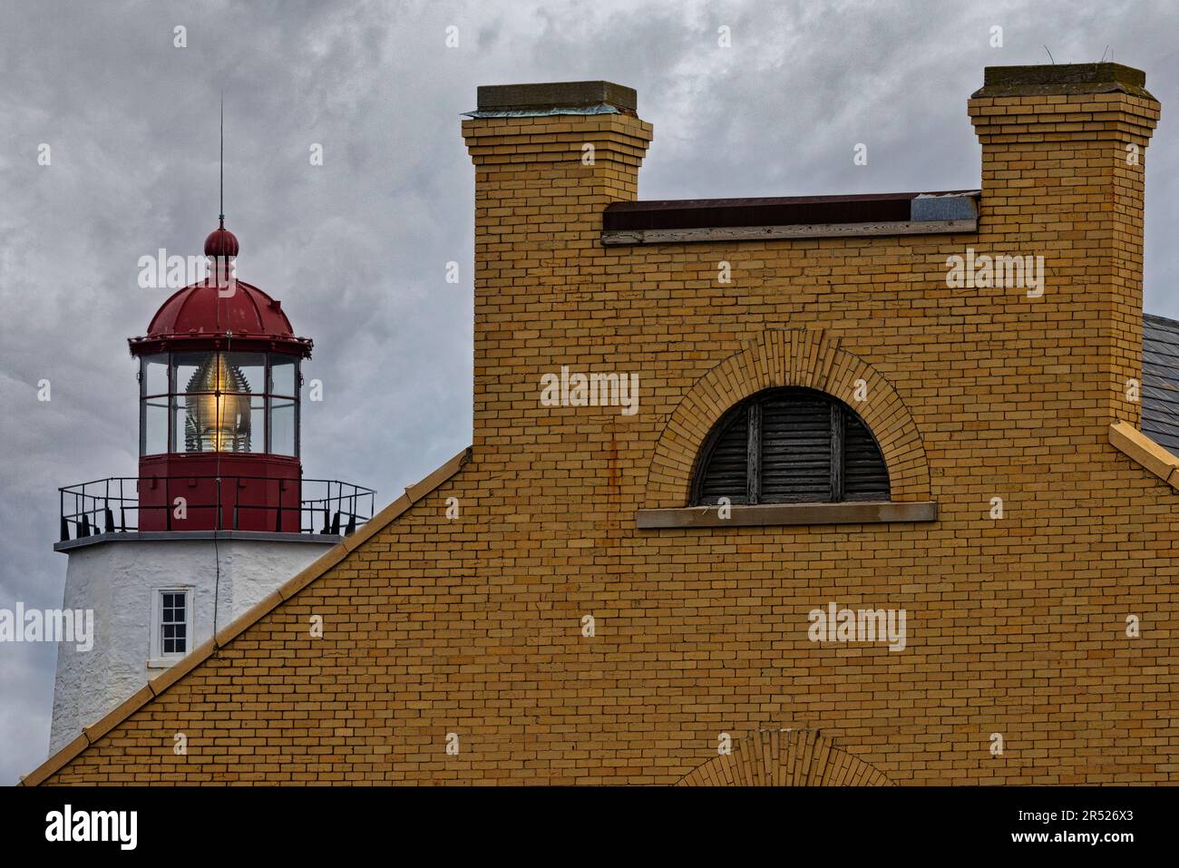 Sandy Hook Lighthouse Stockfoto