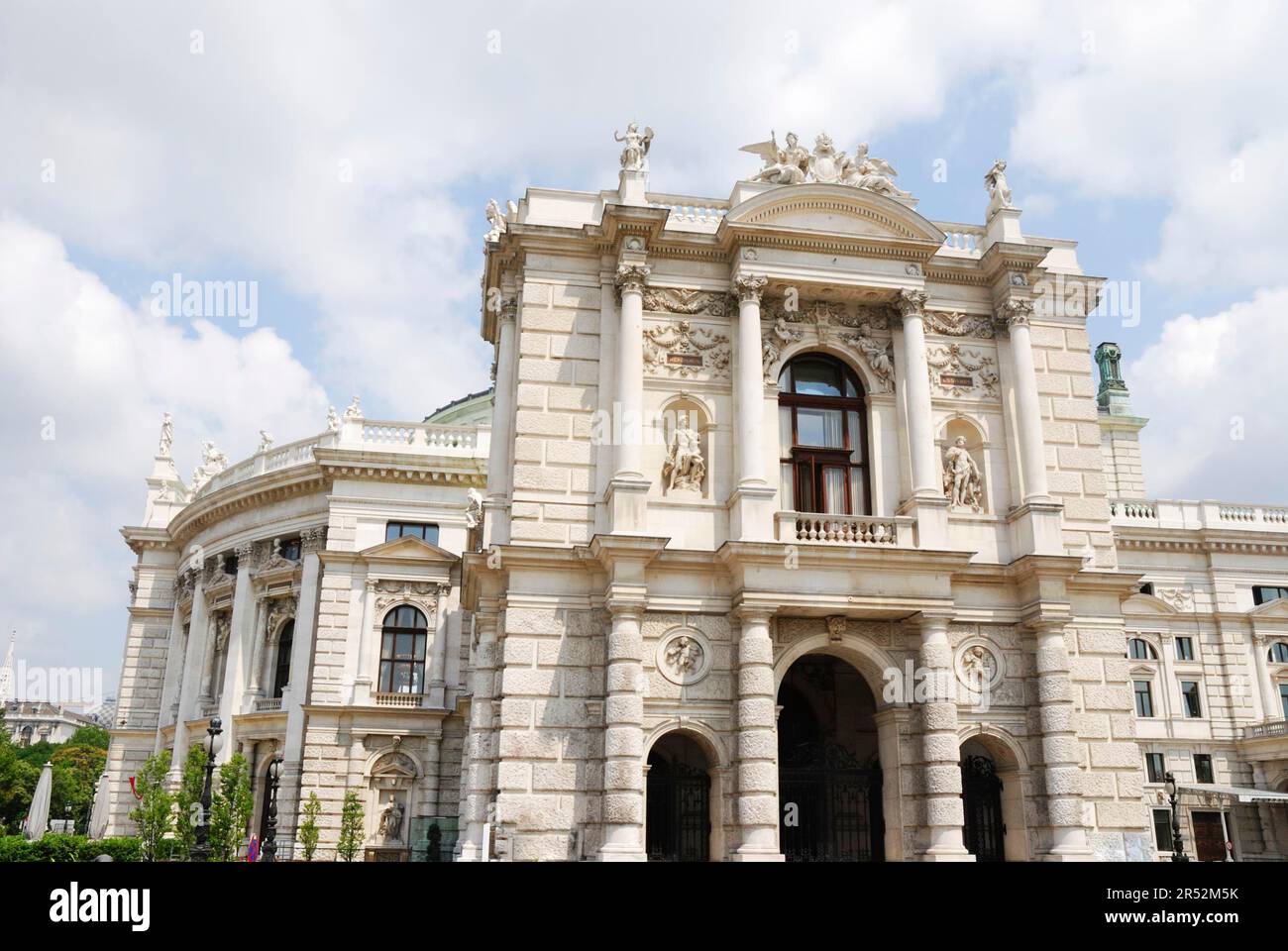 Das berühmte Burgtheater von Wien Stockfoto