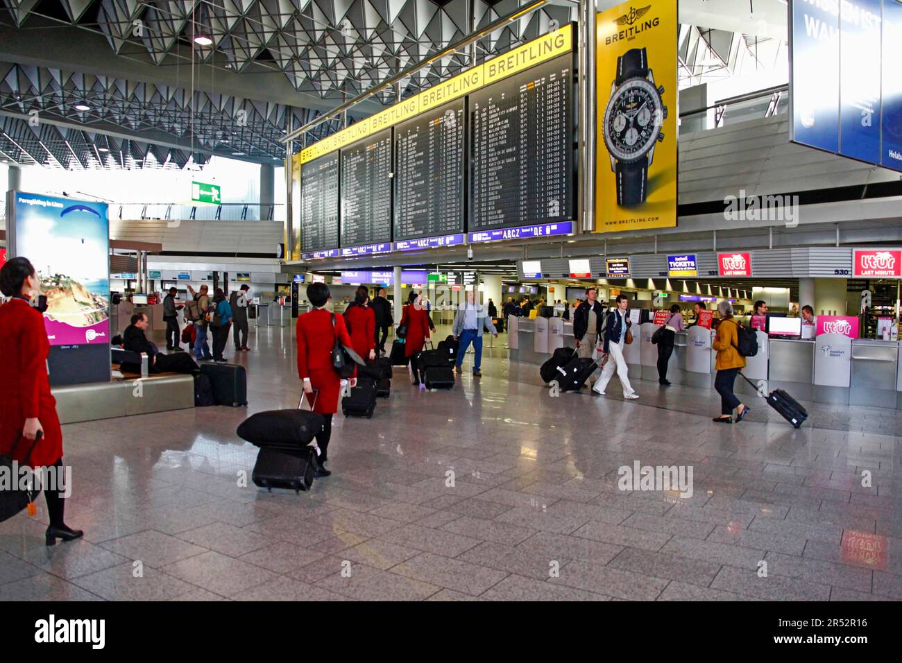 Aussichtsplattform Frankfurt Flughafen Terminal 1 www.alamy.de