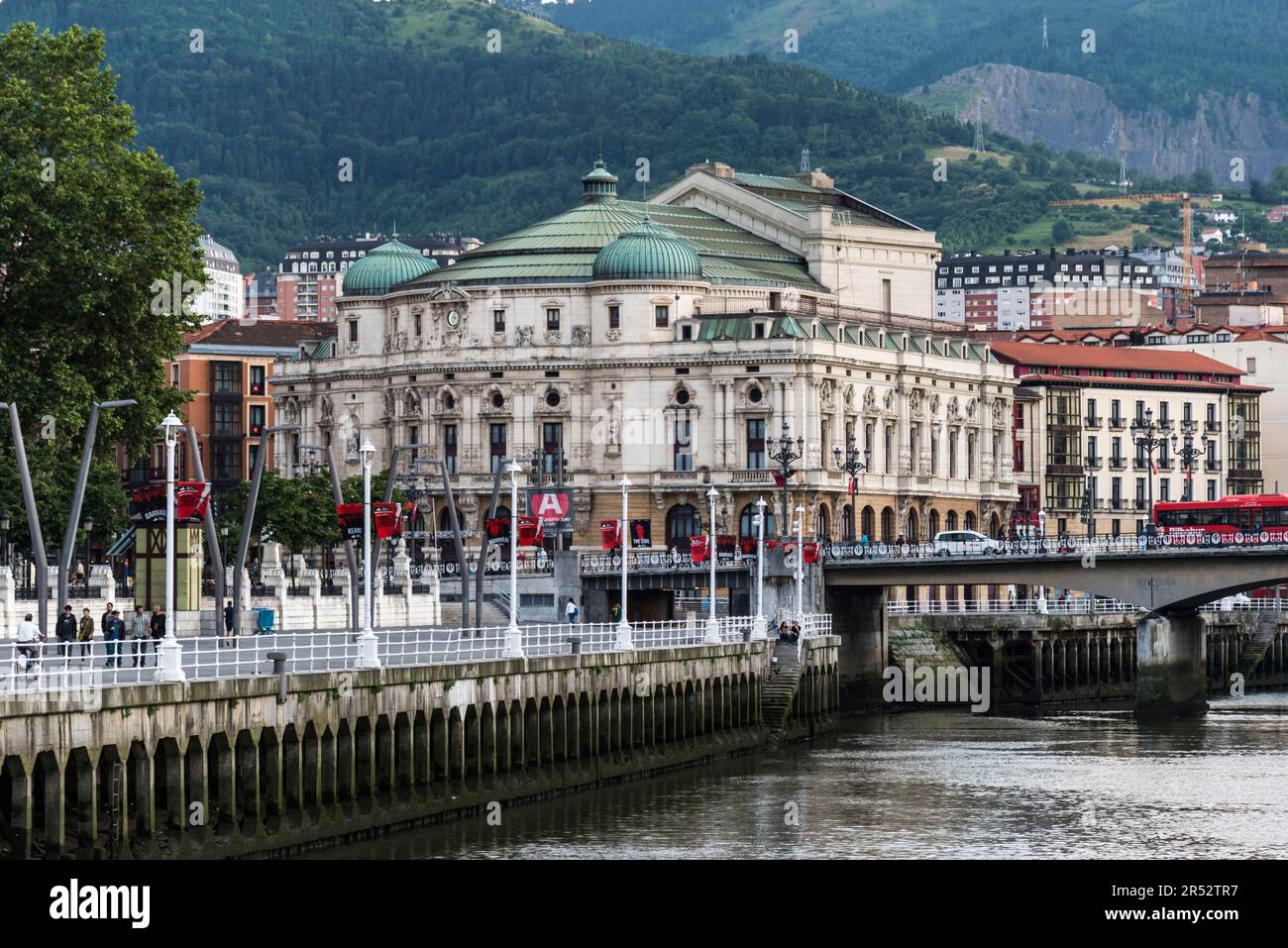 Arriaga Theatre, Bilbao, Baskenland, Teatro Arriaga, Pais Vasco, Spanien Stockfoto