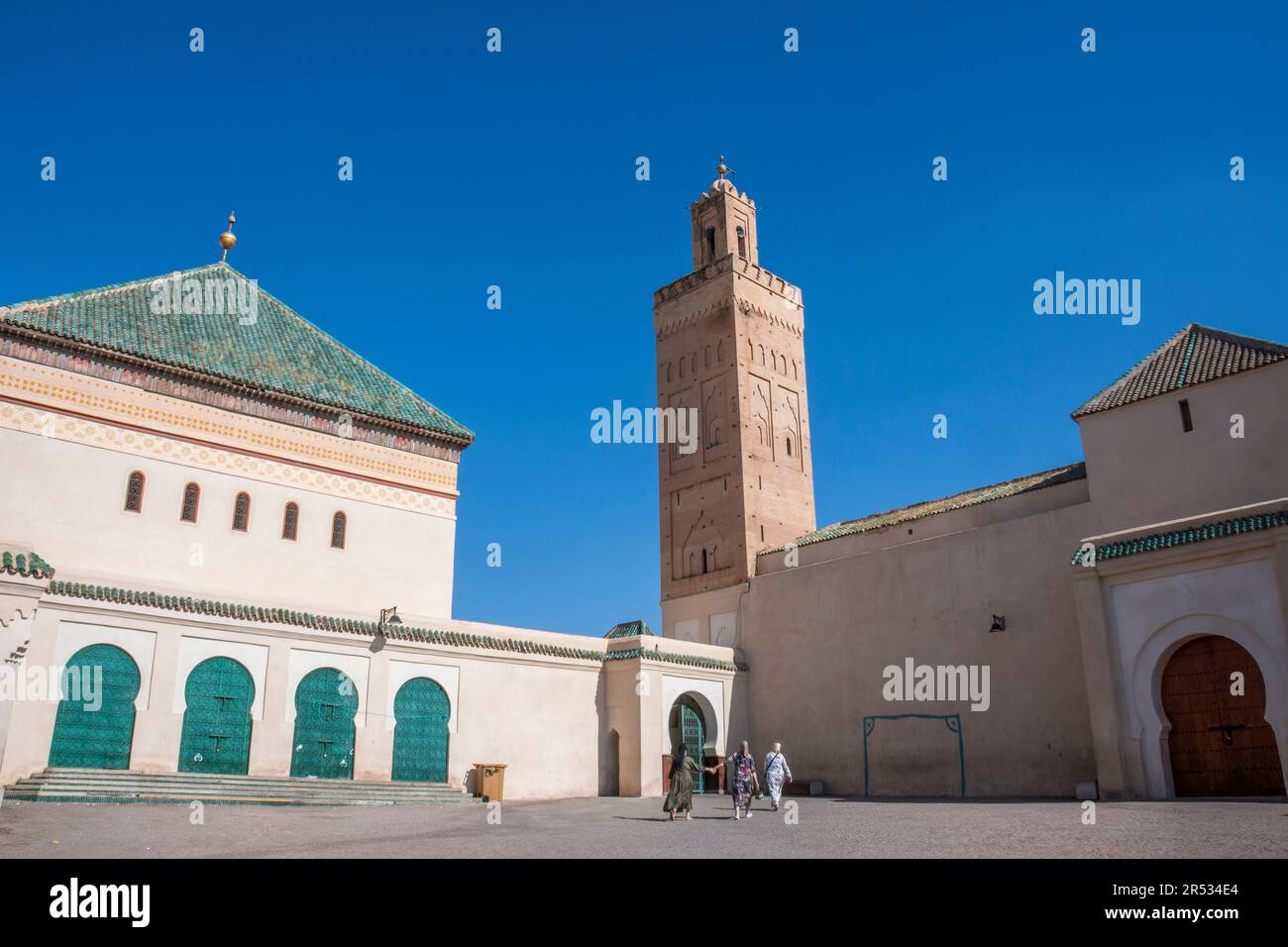 Zawiya von Sidi Bel Abbas, Marrakesch, Marokko Stockfoto