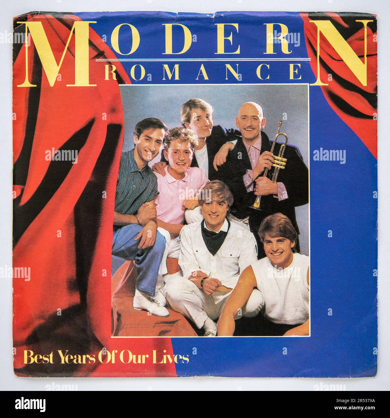 Bildcover der 1982 erschienenen Einzelversion von „Best Years of Our Lives“ von Modern Romance Stockfoto