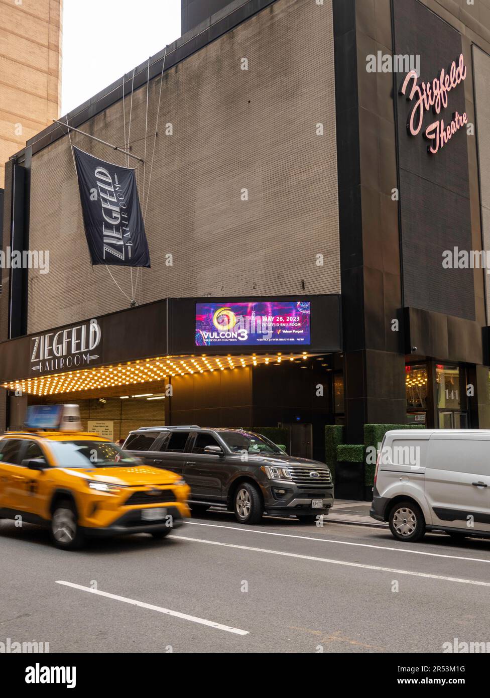 Der Ballsaal Ziegfeld ist ein luxuriöser Veranstaltungsort im Theaterviertel 2023, New York City, USA Stockfoto