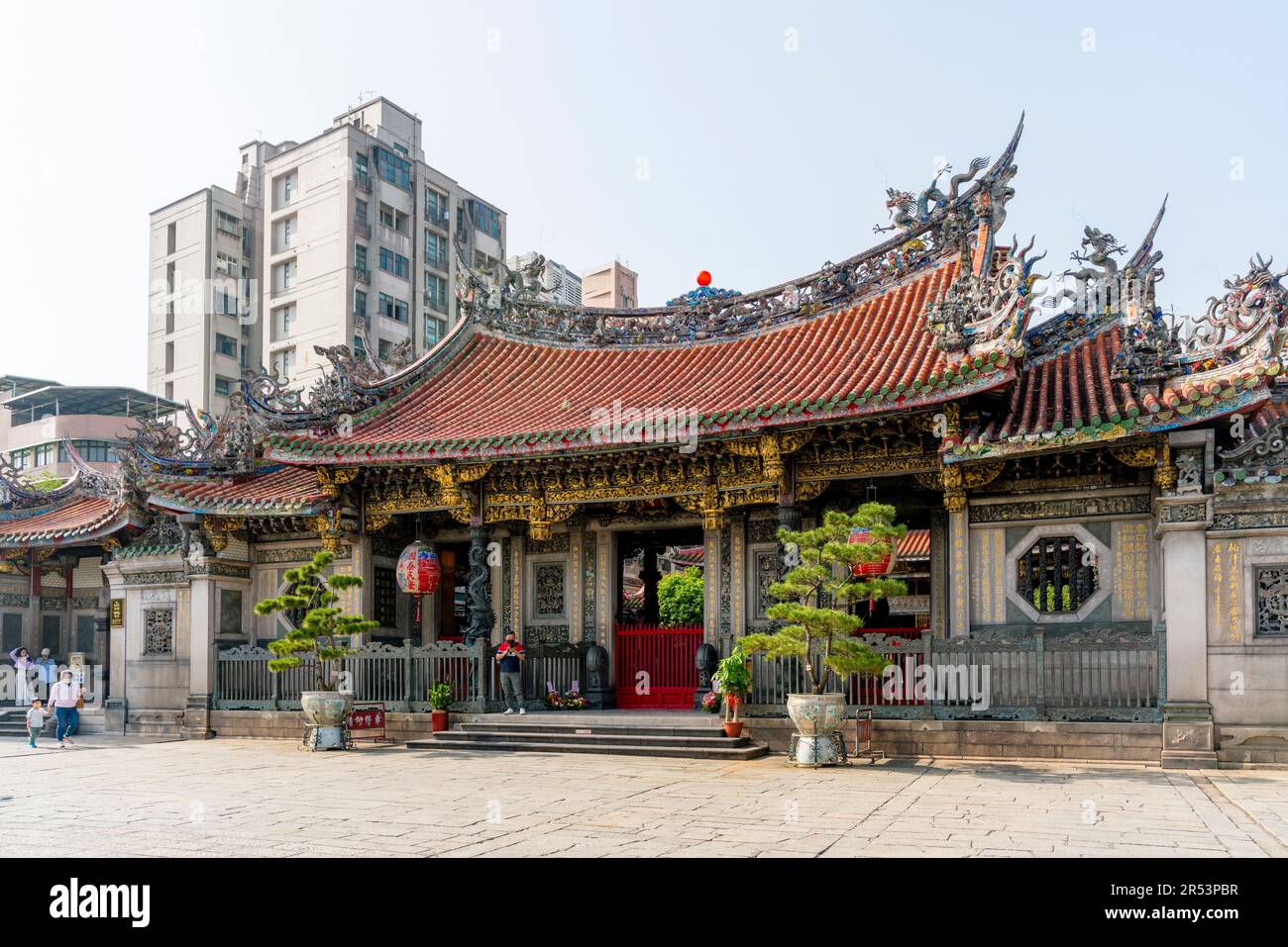 Mengjia Longshan Tempel in Wanhua (Taipei/Taiwan) Stockfoto