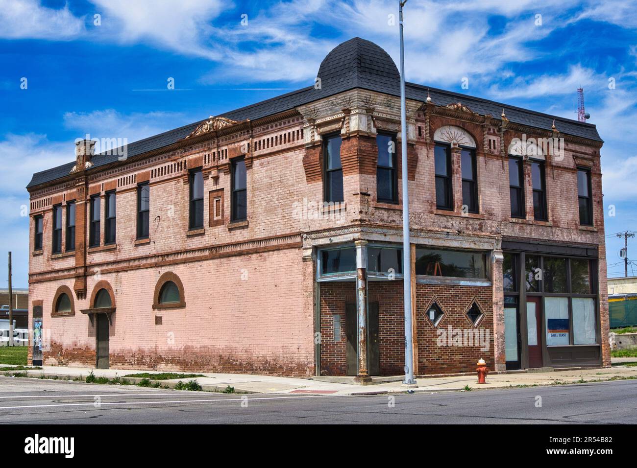Verlassenes Gebäude in Toledo Ohio USA 2023 Stockfoto