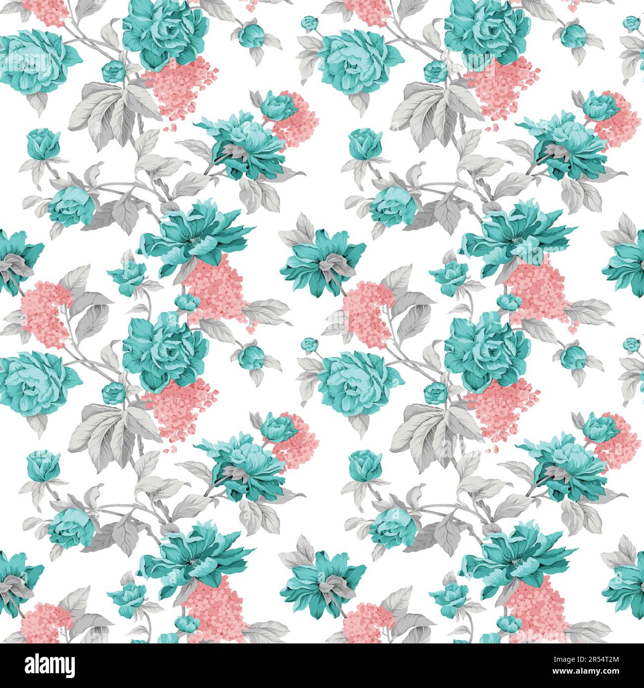 Nahtloses strukturiertes Muster mit modischem Textildruck. Design Stock Vektor