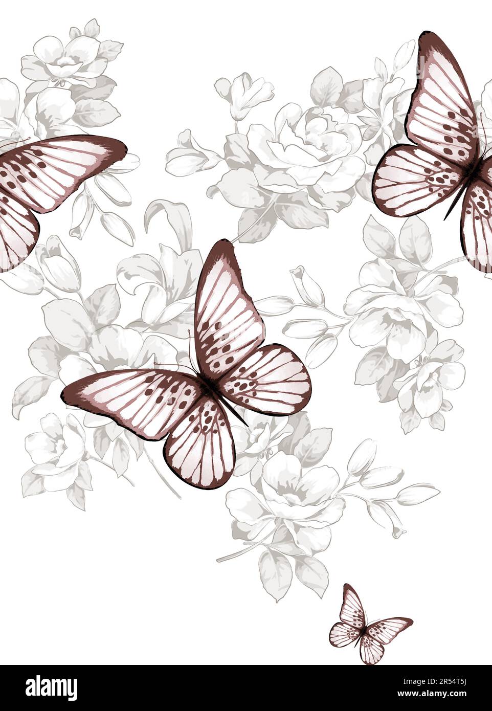 Nahtloses strukturiertes Muster mit modischem Textildruck. Design Stock Vektor