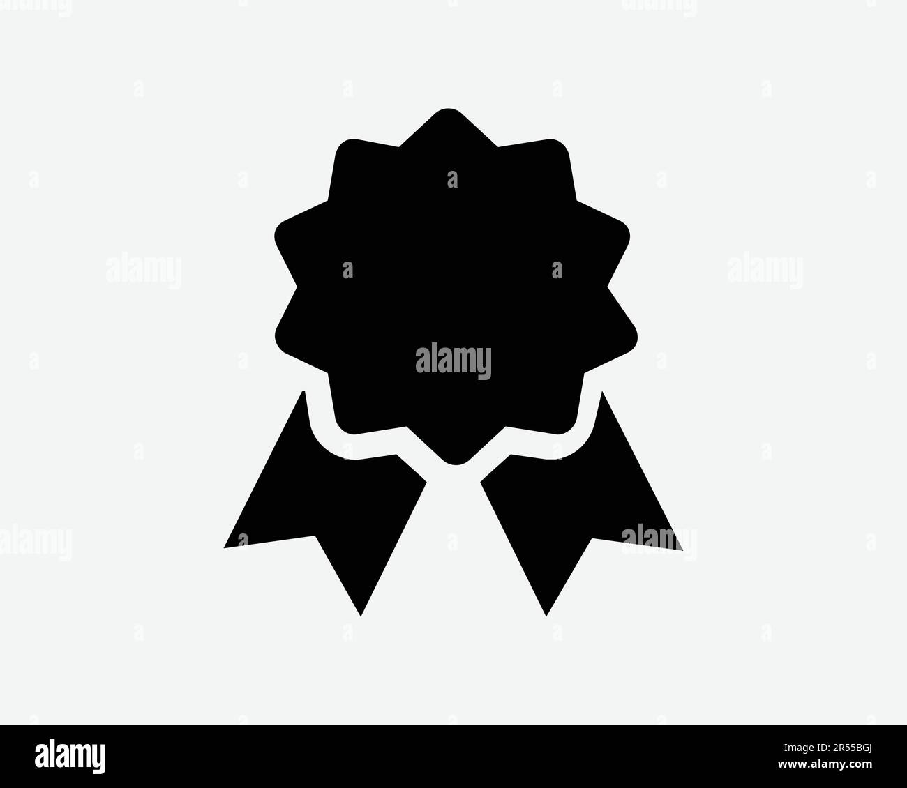 Symbol Für Auszeichnung. Gewinner der Medaille Siegespreis Erfolg Erfolg Erfolg Erfolg Erfolg Siegesweltmeister Symbol Schwarze Kunstwerke Grafik Clipart EPS-Vektor Stock Vektor