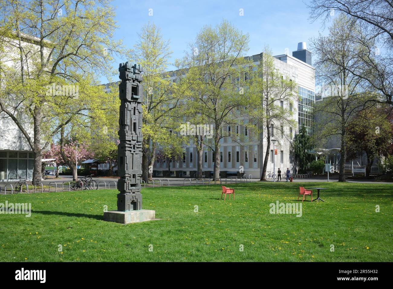 Campus der University of Victoria, Vancouver Island, British Columbia, Kanada Stockfoto