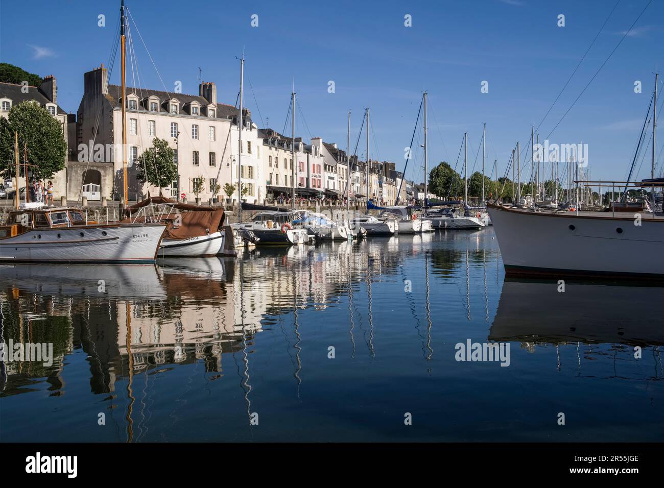 Vannes (Bretagne, Nord-West-Frankreich): die Marina Stockfoto