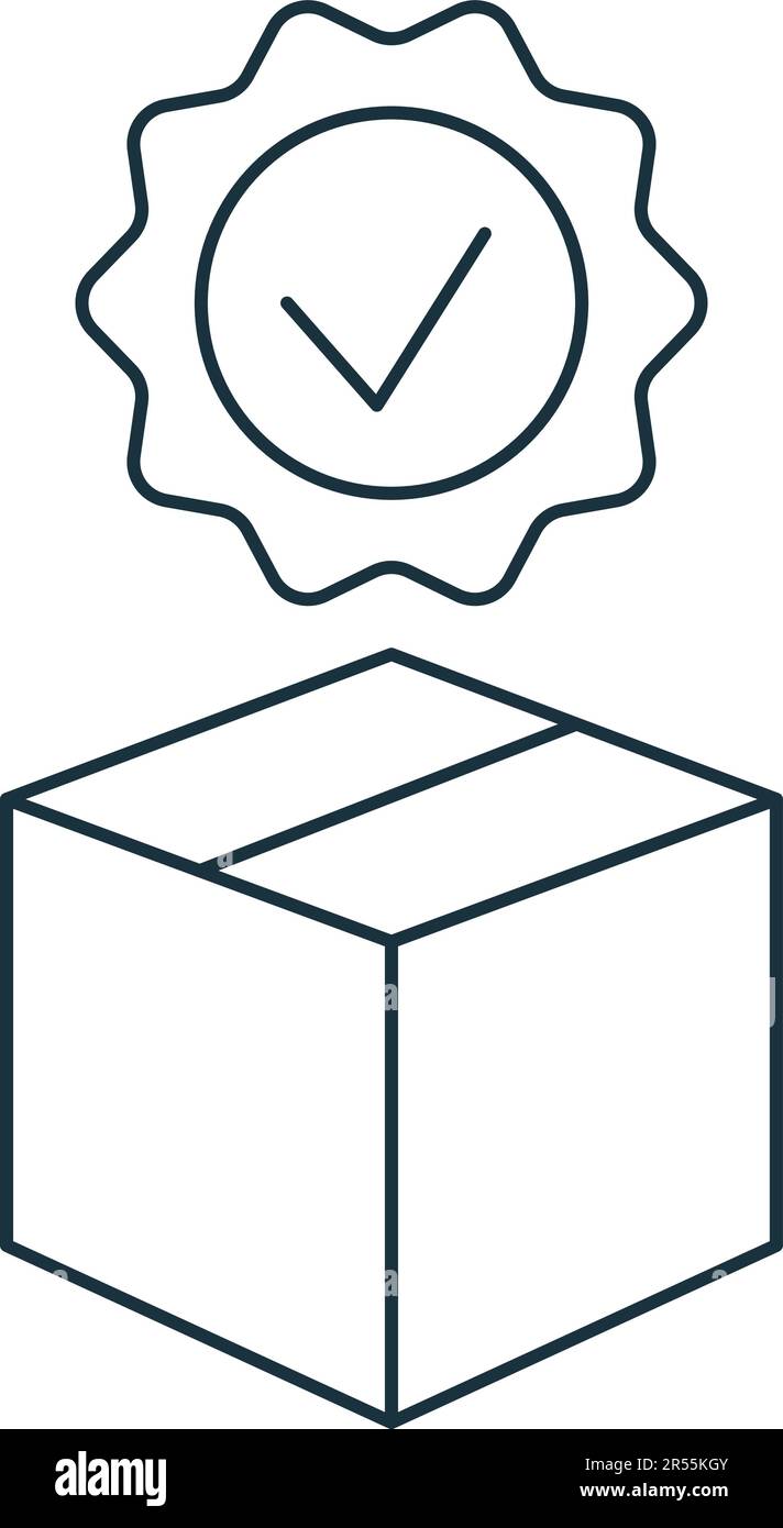 Symbol für registriertes Produkt. Einfarbiges einfaches Schild aus der Sammlung von geistigem Eigentum. Symbol für registriertes Produkt für Logo, Vorlagen, Webdesign und Stock Vektor