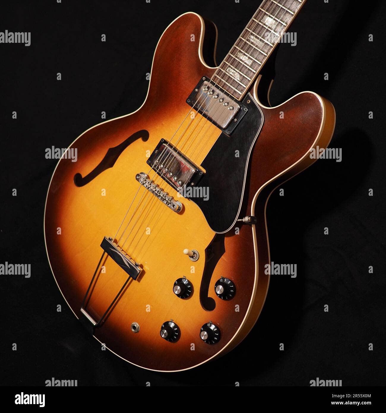 Gibson es-335 E-Gitarre aus den 70s Stockfoto