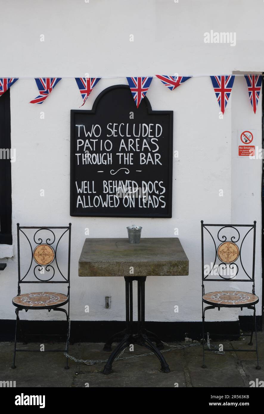 Britische Pub Stockfoto
