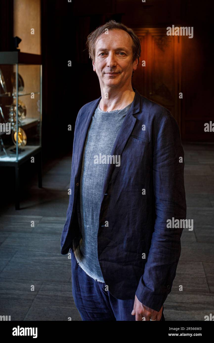 Volker Bertelmann alias Hauschka (Komponist und Pianist, Oscar-Gewinner 2023 für beste Filmmusik „im Westen nichts Neues“) Stockfoto