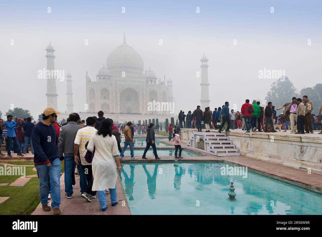 Taj Mahal. Agra. Uttar Pradesh. Indien Stockfoto